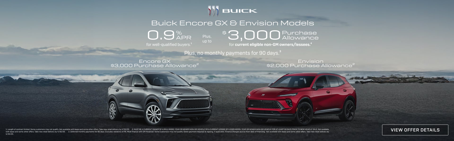 0.9% APR
FOR WELL-QUALIFIED BUYERS.1

Plus, up to $3,000 PURCHASE ALLOWANCE for current eligible ...